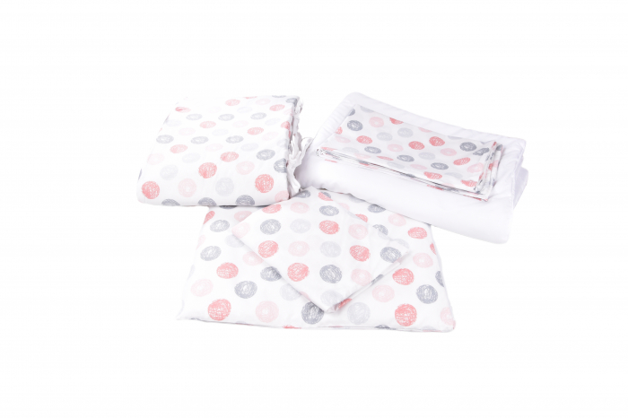 Lenjerie 6 piese patut 120x60 cm bumbac 100% model Ghemotoace [3]