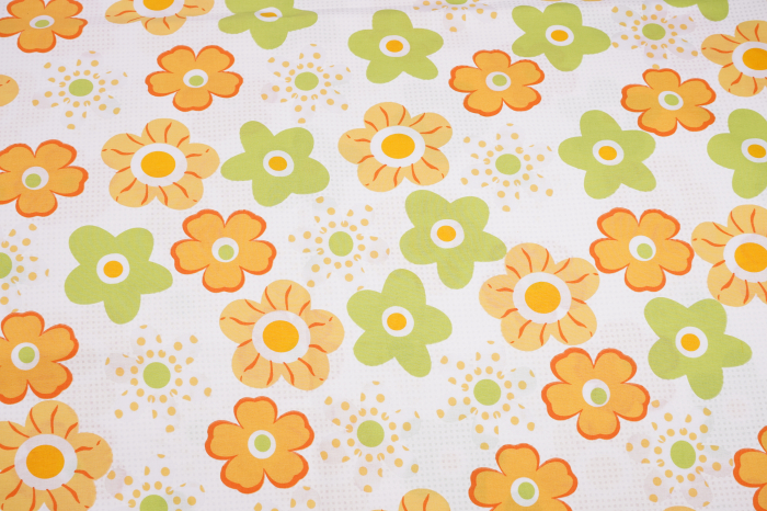 Lenjerie 6 piese patut 120x60 cm bumbac 100% model floricele [4]
