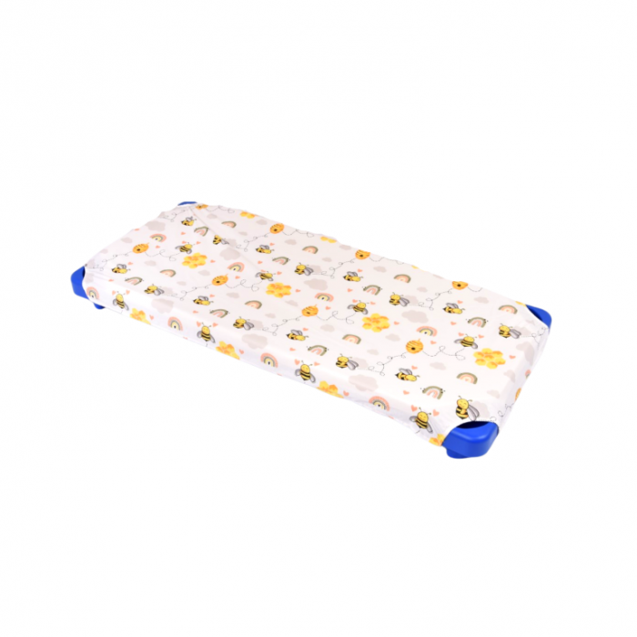 Lenjerie patut gradinita 3 piese patut stivuibil bumbac 100% model Albinute [2]