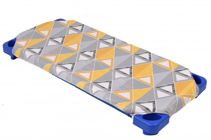 Lenjerie patut gradinita 3 piese patut stivuibil bumbac 100% model Forme geometrice [2]