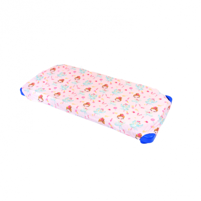 Lenjerie patut gradinita 5 piese bumbac 100% model Balerine si lebede [2]