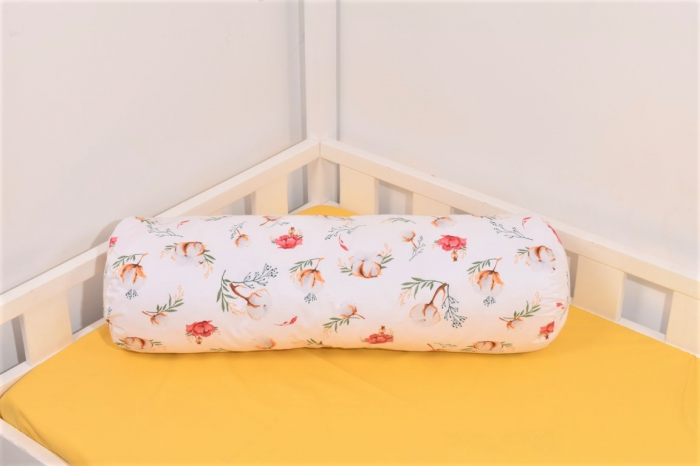 Perna de sprijin Jumbo, model flori de bumbac, 80 cm [5]