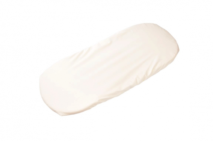 Set 2 cearsafuri cosulet si landou 72x30 cm bumbac 100% crem/galben + protectie impermeabila [2]