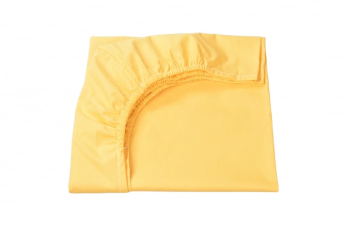 Set 2 cearsafuri patut 90x50 cm bumbac 100% crem/galben [3]