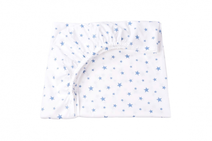 Set 3 cearsafuri galben crem si model buburuze + protectie impermeabila patut 90x40/50 cm [4]