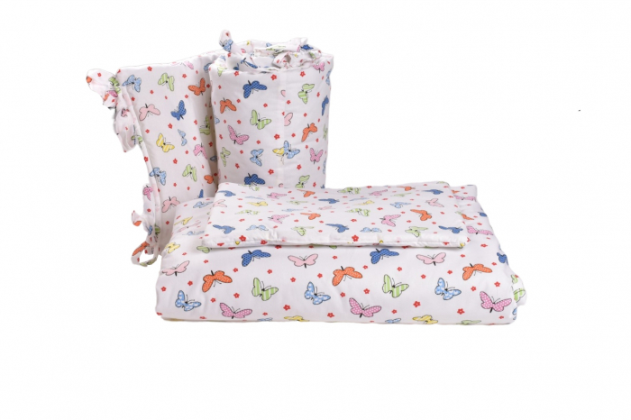 Set complet lenjerie patut model fluturasi [3]