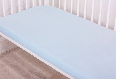 Cearsaf patut 90x40/50 cm bumbac 100% bleu [2]