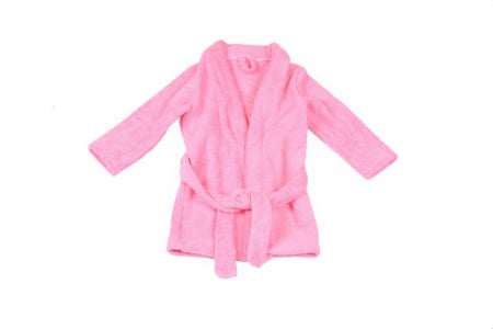 Halat de Baie Bumbac - Halat de baie copii frotir bumbac 100% 5-6 ani, roz