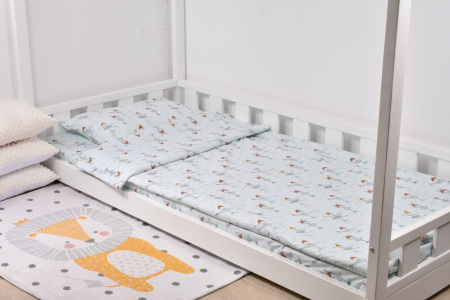 Lenjerie pat 3 piese model balerine mici [3]