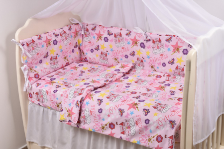 Lenjerie patut 3 piese model printese 120x60 cm [1]