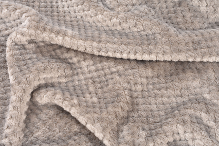 Paturica pentru copii baby fleece gri 90x110 cm [2]