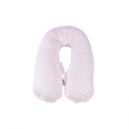 Perna gravide multifunctionala 3 in 1 bumbac 100% model stelute roz [1]