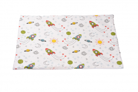 Pentru copii - Pernuta plata 40x60 cm model rachete