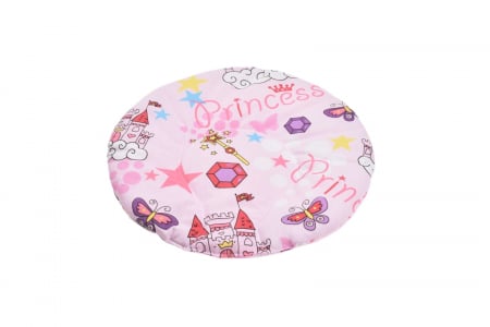 Pentru copii - Pernuta plata rotunda bumbac 100% princess