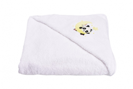Prosop Baie Copii cu Gluga - Prosop de baie bumbac 100% Panda