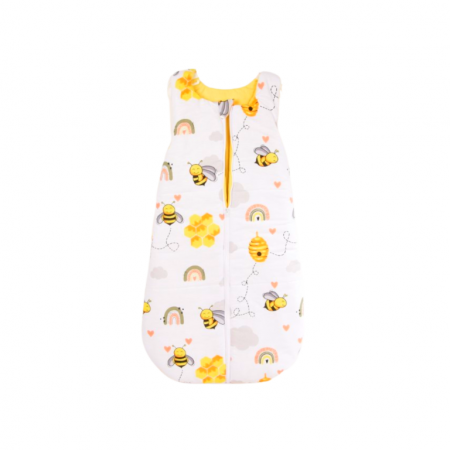 Saculet de dormit gros bumbac 100% model albinute  6-12 luni