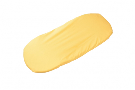 Set 2 cearsafuri cosulet si landou 72x30 cm bumbac 100% crem/galben + protectie impermeabila [2]