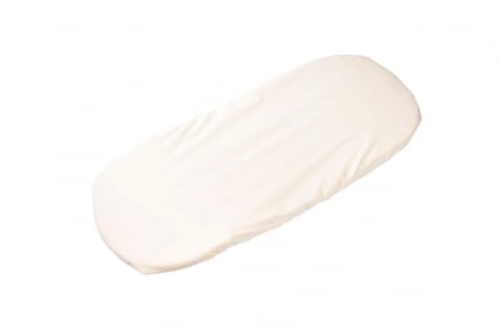 Set 2 cearsafuri cosulet si landou 72x30 cm bumbac 100% crem/galben + protectie impermeabila [1]