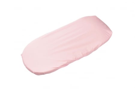 Set 2 cearsafuri cosulet si landou 72x30 cm bumbac 100% crem/ roz + protectie impermeabila [2]