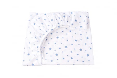 Set 3 cearsafuri galben crem si model buburuze + protectie impermeabila patut 90x40/50 cm [3]