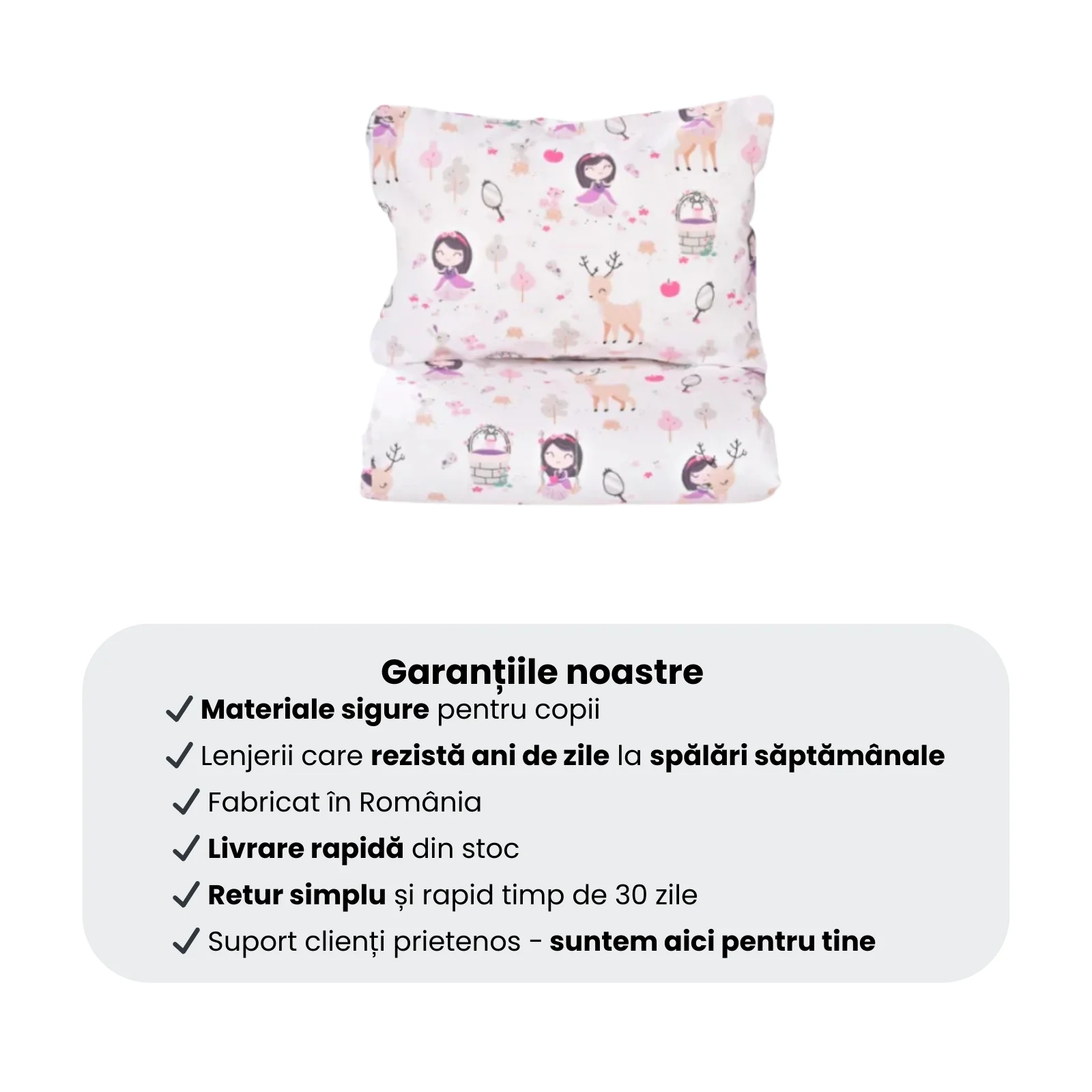 Set lenjerie 3 piese pentru patut incastrabil model fetite [3]