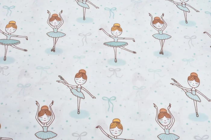 Set lenjerie 3 piese pentru patut incastrabil model balerine [1]