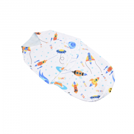 Sisteme de infasare - Sistem de infasat bumbac 100% model planete si rachete