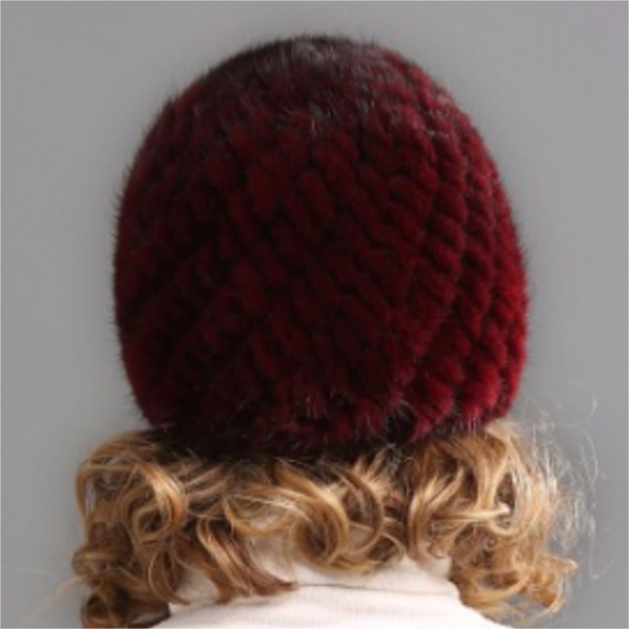 Caciula din blana de NURCA - Gloria Lux (GRENA) - marime universala [5]