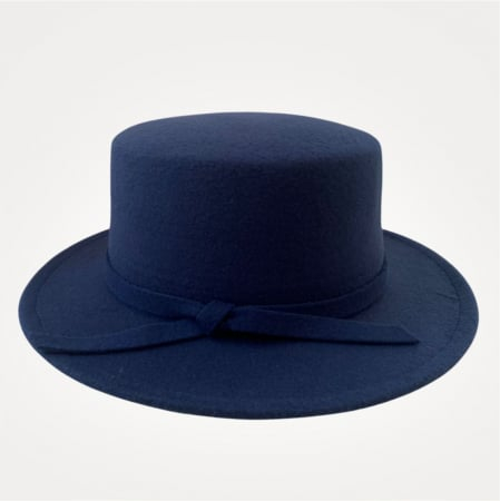Palarie dama cu boruri rotunde MISS CASTILLIA (BLEUMARIN) - marime unica, reglabila [4]