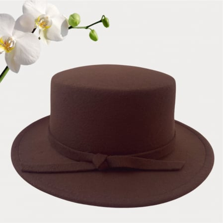 Palarie dama cu boruri rotunde MISS CASTILLIA (MARO mahon) - marime unica, reglabila [3]