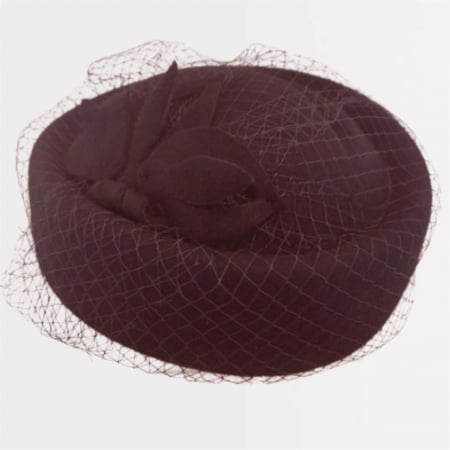 Palarie dama toca MISS PARIS -palarie grena, reglabila [4]