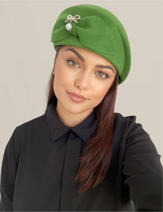 Palarie dama toca PRINCESS LADY -palarie albastra, reglabila [3]