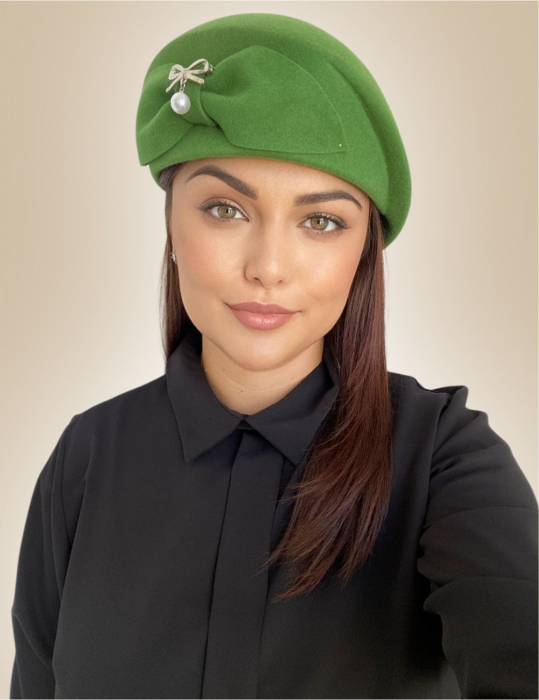 Palarie dama toca PRINCESS LADY -palarie albastra, reglabila [2]