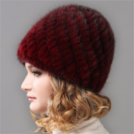 Caciula din blana de NURCA - Gloria Lux (GRENA) - marime universala [3]