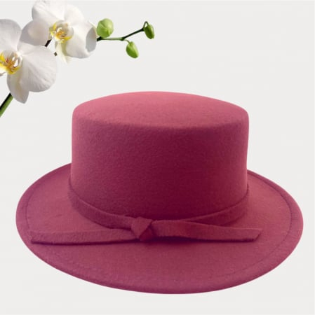 Palarie dama cu boruri rotunde MISS CASTILLIA (GRENA) - marime unica, reglabila [2]