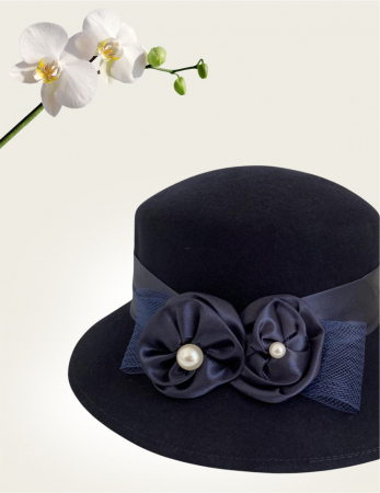 Palarie dama VENETIA LADY LUX -palarie bleumarin, reglabila [3]