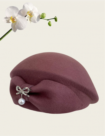 Palarie dama toca PRINCESS LADY -palarie roz, reglabila [3]