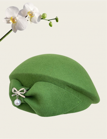 Palarie dama toca PRINCESS LADY -palarie albastra, reglabila [3]