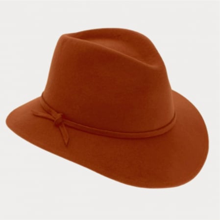 Palarie dama din fetru lux MISS ITALY (CARAMIZIU) - marime unica, reglabila [4]