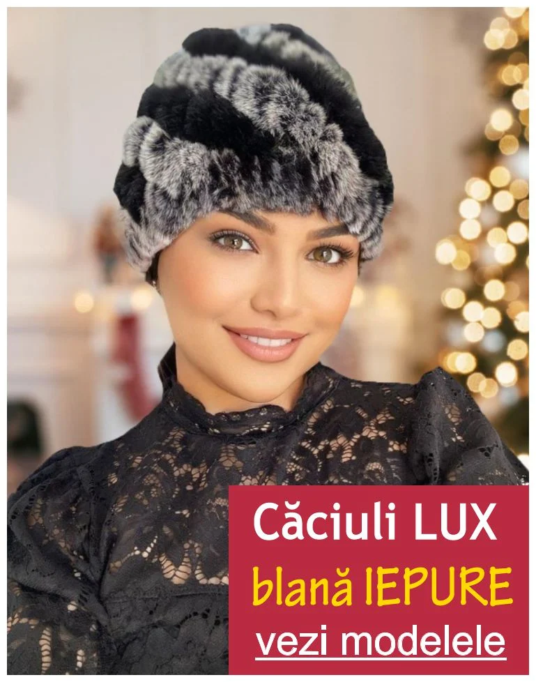 Caciuli blana iepure