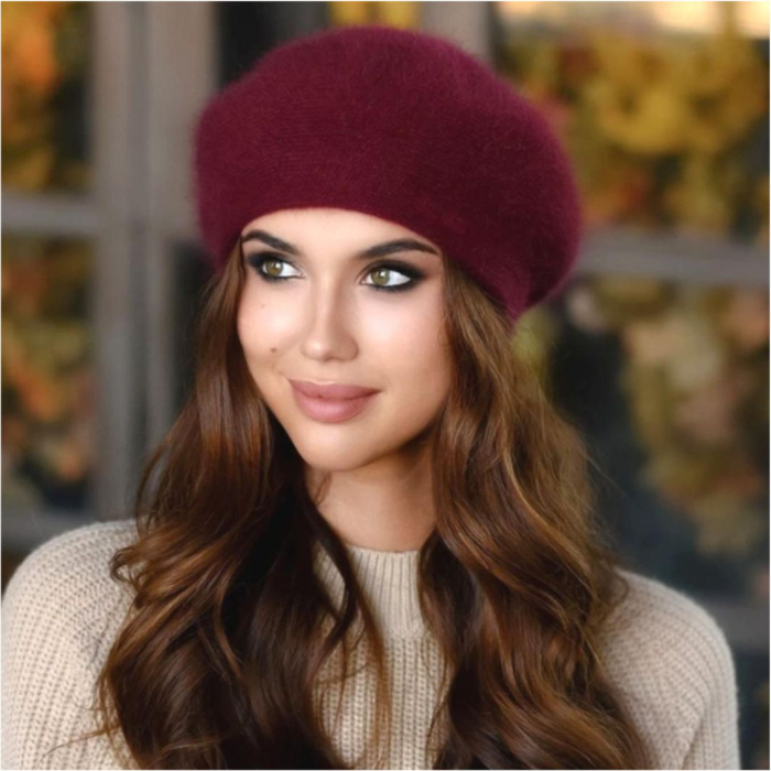 Caciulita eleganta din lana de Angora (GRENA) - marime UNIVERSALA [3]