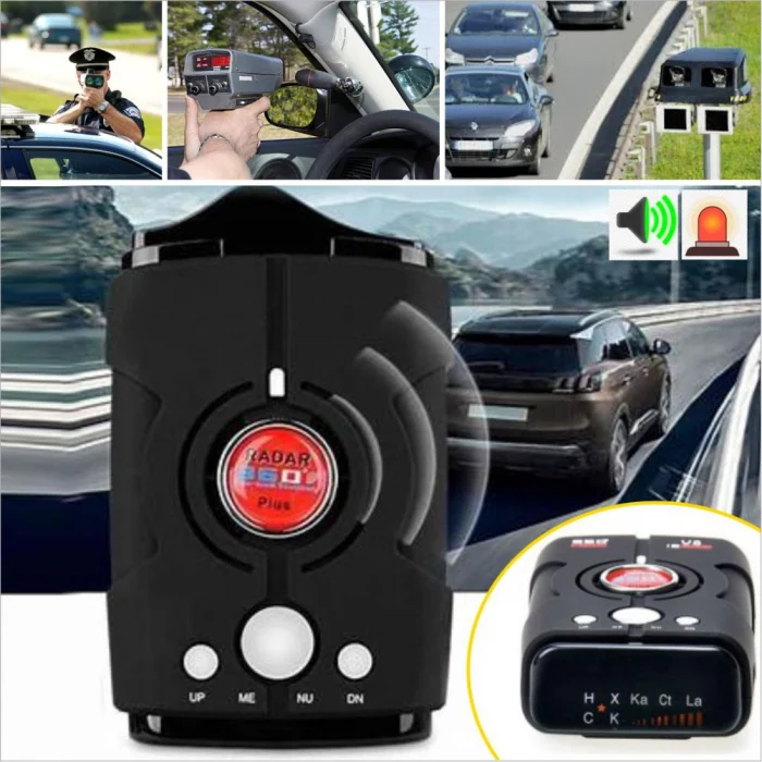 Detector Radar V8 360 Plus cu alerta sonora + luminoasa si arie de detectie la 360 grade [2]