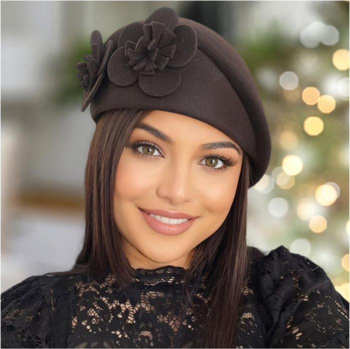 Palarie dama REGINA LUX -palarie maro, reglabila [2]