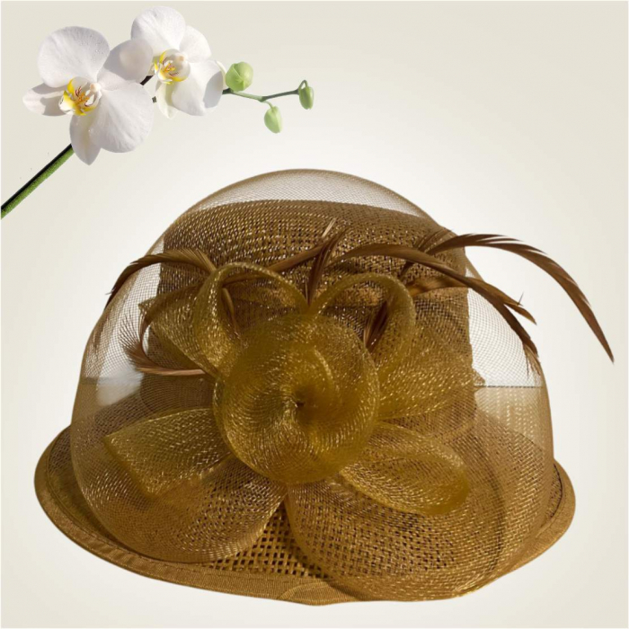 Palarie de soare de lux Coralia Lux  (MARO aramiu) - marime unica, reglabila [3]