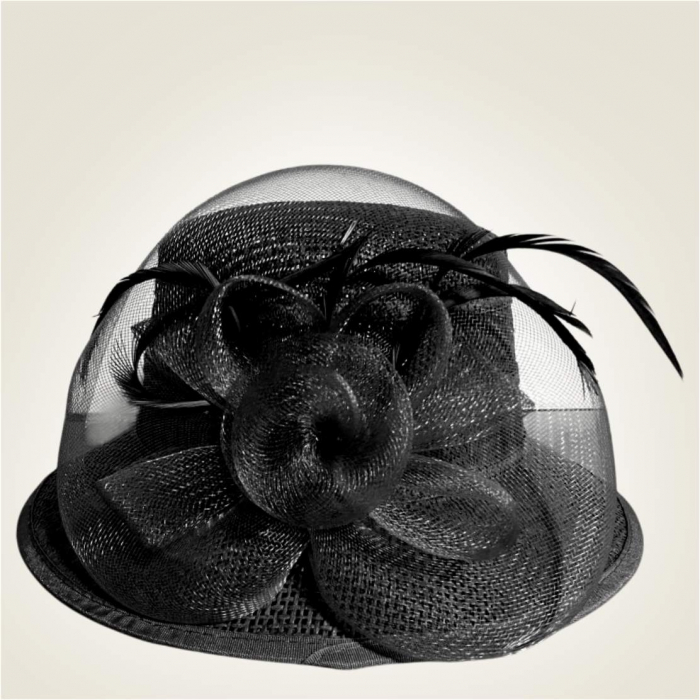 Palarie de soare de lux Coralia Lux  (NEGRU) - marime unica, reglabila [4]