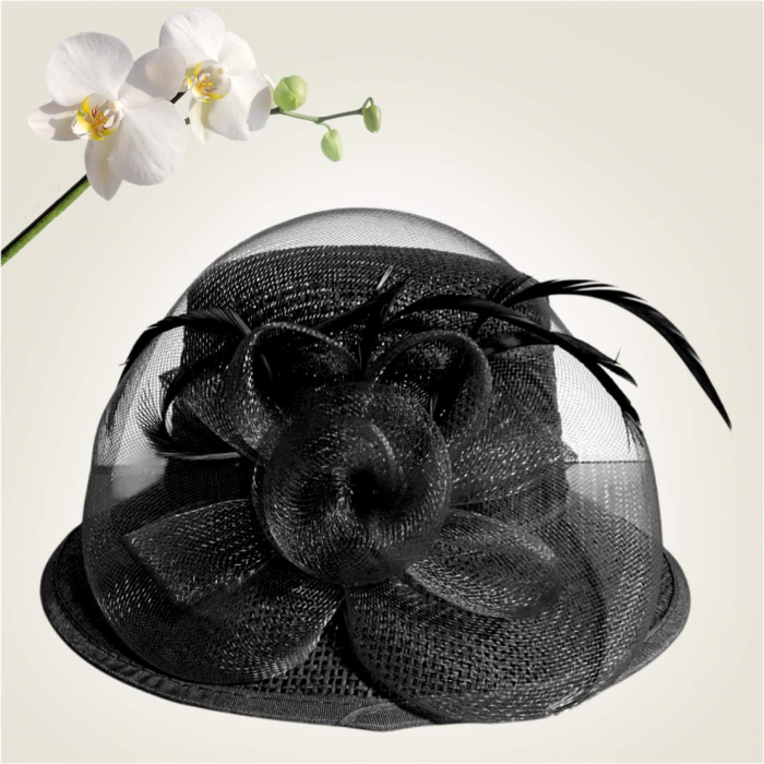 Palarie de soare de lux Coralia Lux  (NEGRU) - marime unica, reglabila [3]