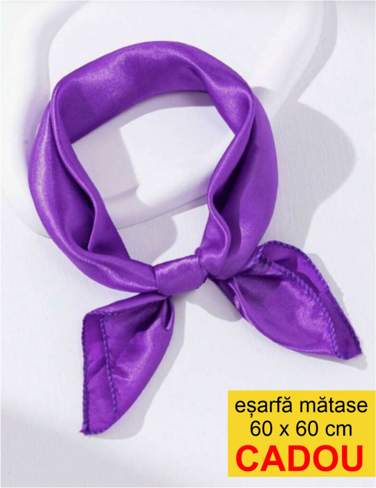 Palarie dama toca Princess LUX -palarie mov, reglabila [5]
