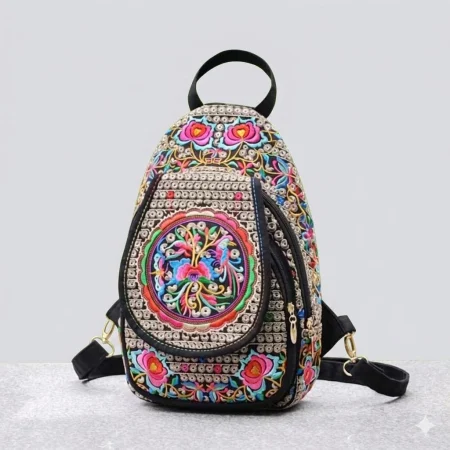 Rucsac  elegant de dama - Fantezie Chic - Roz [3]