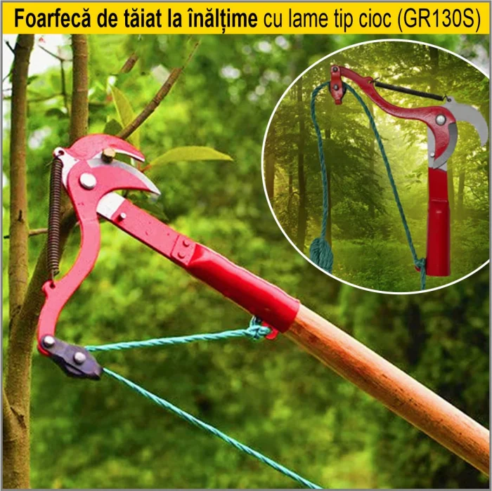 Set 1 foarfeca de gradina 20 cm + 1 foarfeca cu cioc de taiat la inaltime [2]