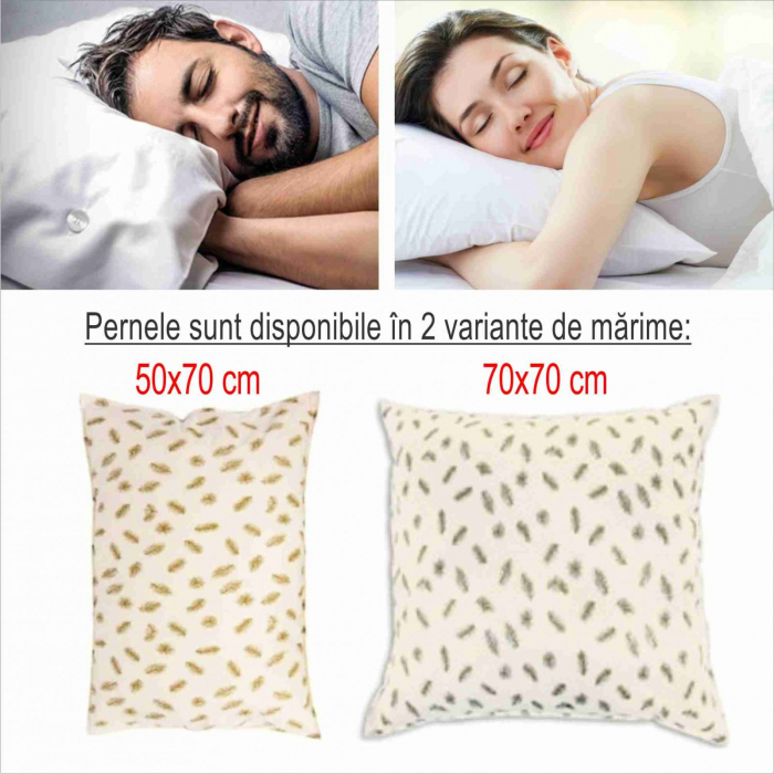 Set 2 perne puf de gasca (2 buc 50*70 cm la 149 lei  sau 2 buc 70*70 cm la 159 lei) [7]